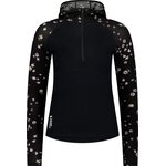 Mons Royale Bella Merino Air-Con Hood Womens Black Daisy