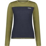 Mons Royale Diversion Merino Bike Jersey Long Sleeve Womens Fern / 9 Iron