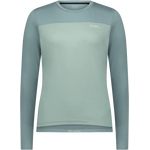Mons Royale Diversion Merino Bike Jersey Long Sleeve Womens Dew / Desert Sage