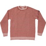 Devold Islender Refined Sweater Marsala/Offwhite