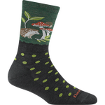 Darn Tough Wild Life Crew Lightweight with Cushion Merino Womens Hedgehog Moss