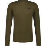 Mons Royale Cascade Merino Flex LS Mens Dark Olive