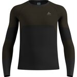 Odlo Fundamentals Performance Warm BL Top Crew Neck Long Sleeve Mens Black