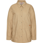 Varg Lillå Padded Shirt Womens Drift Wood Beige