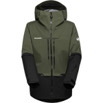 Mammut Haldigrat HS Hooded Jacket Mens Dark Marsh-Black