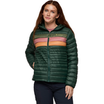 Cotopaxi Fuego Down Hooded Jacket Womens Cargo Stripes