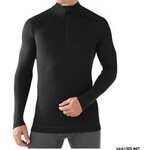Smartwool Midweight Zip Tee Musta