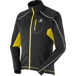 Salomon Equipe Vision Jacket Men Black / Corona Yellow