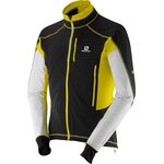 Salomon S-Lab Motion Fit WS Jacket M Black/White/Yellow