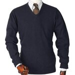 Laksen Yellowstone Mens V-Neck French Navy