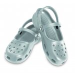 Crocs Mary Jane Silver