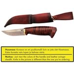 Tommi Puukko 95 Punaruskea kahva ja tuppi
