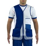 Beretta Uniform Pro Skeet Vest Dx Uni Blue Beretta & White