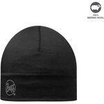 Buff Merino Wool 1 Layer Hat® Solid Black