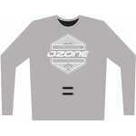 Ozone Tech Long Sleeve Tee Inspired with hook hole Grey