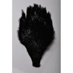 Wapsi Chinese Rooster Streamer Neck #1 Musta