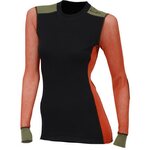 Aclima Woolnet Hiking Crewneck Womens Blk/P/O