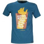 La Sportiva Reaching the Top T-Shirt Dark Sea