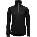 Mons Royale Checklist LS 1/4 Zip Geo W Black/Black Birdseye