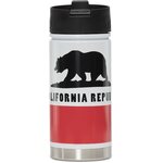 Mizu V5 California Flag with coffee lid