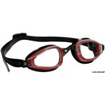 Aquasphere K180 uimalasit Mustapunainen