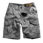 Fox Slambozo Cargo Shorts Gunmetal