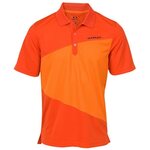 Oakley Short Sleeve Striation Polo Dark Orange