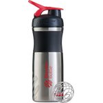 BlenderBottle Sportmixer 820ml Stainless Black / Red