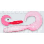 Pro Kalastus Relax Twister 5" toukkajigi 5kpl 10 / Puna-Valko