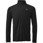 Outdoor Research Echo LS Zip Tee Black/Charcoal