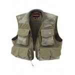 Simms Freestone Fishing Vest Hex Camo Loden