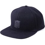 Asenne Surf Co Snapback Black / Black Leather Patch