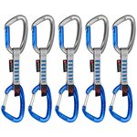Mammut 5er Pack Crag Indicator Wire Express Sets (Straight Gate / Wire Gate) 10cm Silver-Ultramarine