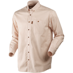 Härkila Stenstorp Shirt Burnt Orange Check / Button Under