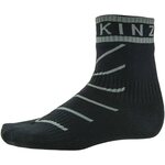 Sealskinz Super Thin Pro Ankle Sock with Hydrostop -kalvosukka Black/Grey