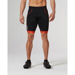 2XU Active Tri-Shorts Mens Black/Desert Red
