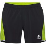 Odlo 2-in-1 Shorts Zeroweight Ceramicool Black - Acid Lime