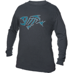 G.Loomis Corpo Tee LS Charoal Blue