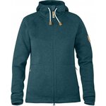 Fjällräven Övik Fleece Hoodie Women Glacier Green