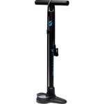 Blackburn Piston 2 Floor Pump Matte Black / Cyan