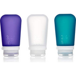 HumanGear GoToob+ 3-Pack Large (100ml) Purple, Transparent & Teal