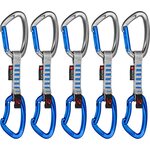 Mammut 5er Pack Crag Indicator Express Sets (Straight Gate / Bent Gate) 10cm Silver-Ultramarine
