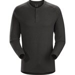 Arc'teryx Sirrus Henley LS Mens Black Heather