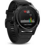 Garmin Fenix 5 Sapphire Black Black Sapphire with Black Band