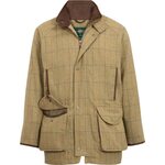 Alan Paine Combrook Waterproof Tweed Shooting Coat Mens Elm