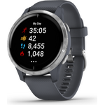 Garmin Venu Granite Blue with Silver Hardware