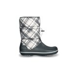 Crocs Crocband Winter Boot Plaid Womens Harmaa/Valkoinen