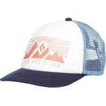 Black Diamond Trucker Hat Womens White/Blue Ash