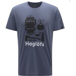 Haglöfs Camp Tee Men Dense Blue/True Black