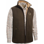 Chevalier Mainstone Fleece Waistcoat Brown